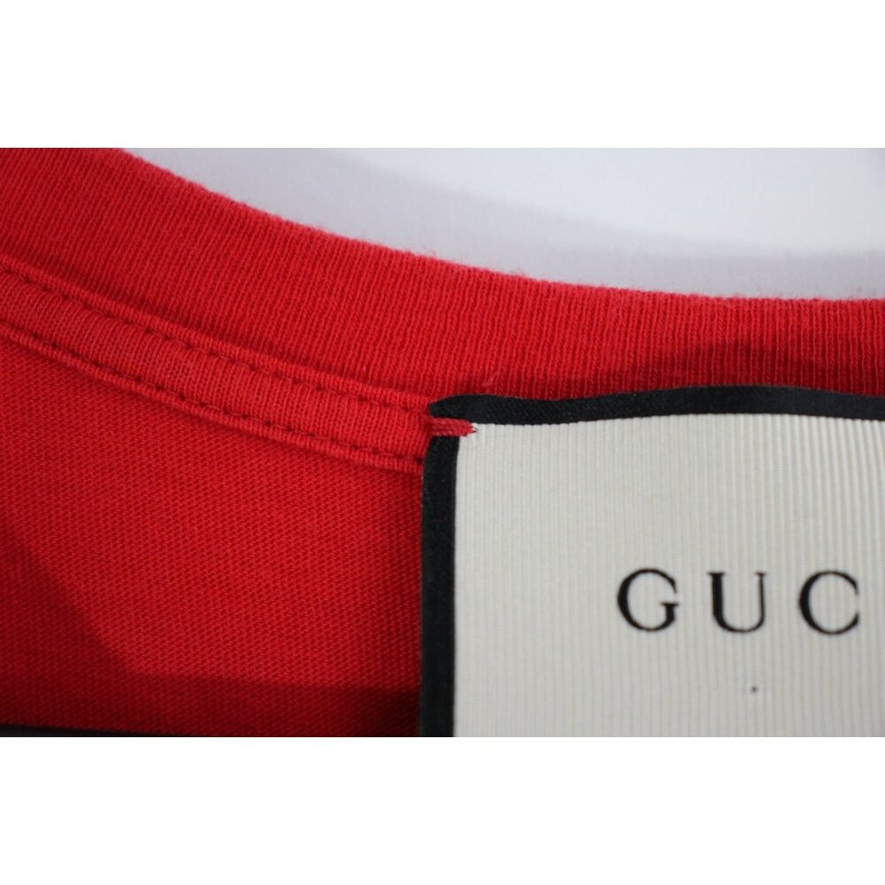 Gucci Red Short Sleeve Tee - Picture 9 of 15